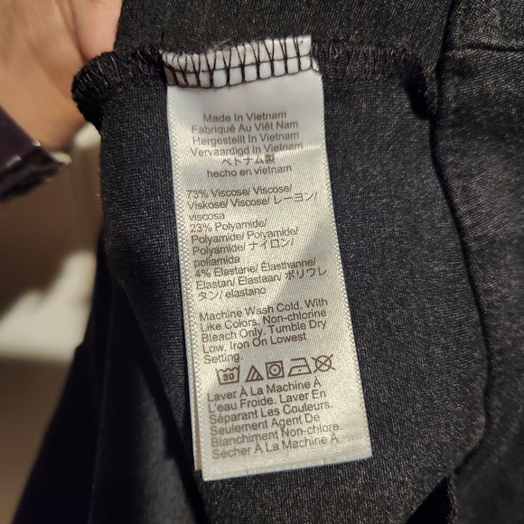 J. Crew Women's Ponte Gray Charcoal Slim Ankle Pants Size 20 - Picture 7 of 8